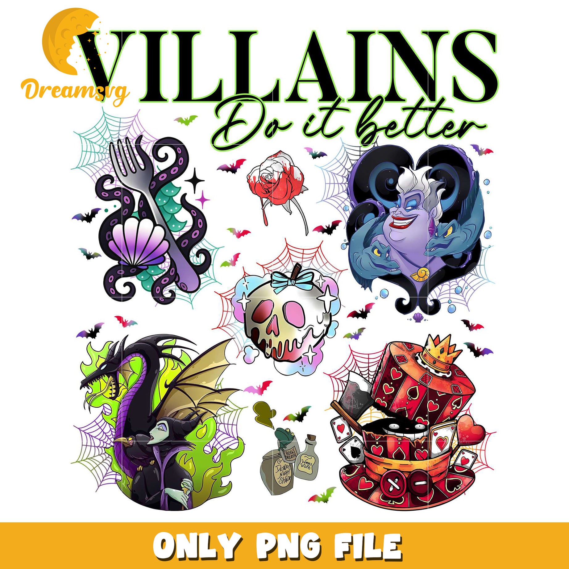 Villains do it better png, halloween kills​​​ png, halloween decorations​​ png