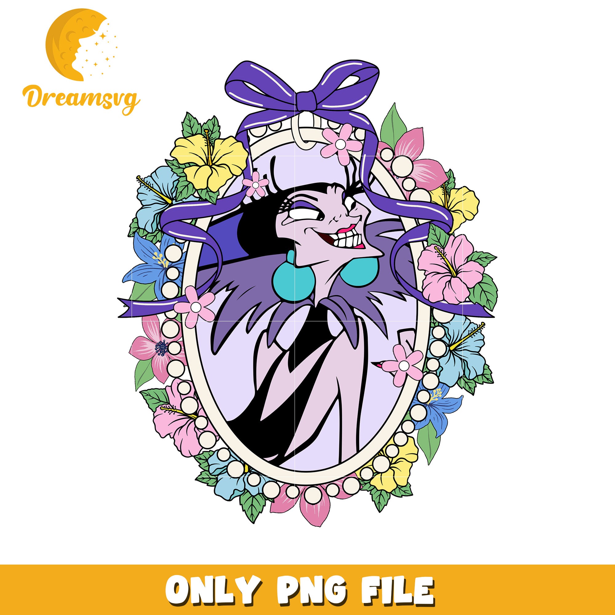Villain yzma characters mirror coquette bow png, disney evil queen png