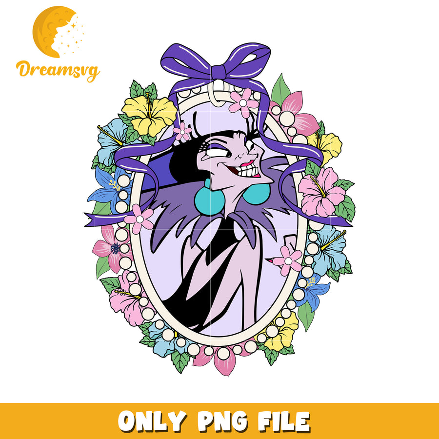 Villain yzma characters mirror coquette bow png, disney evil queen png