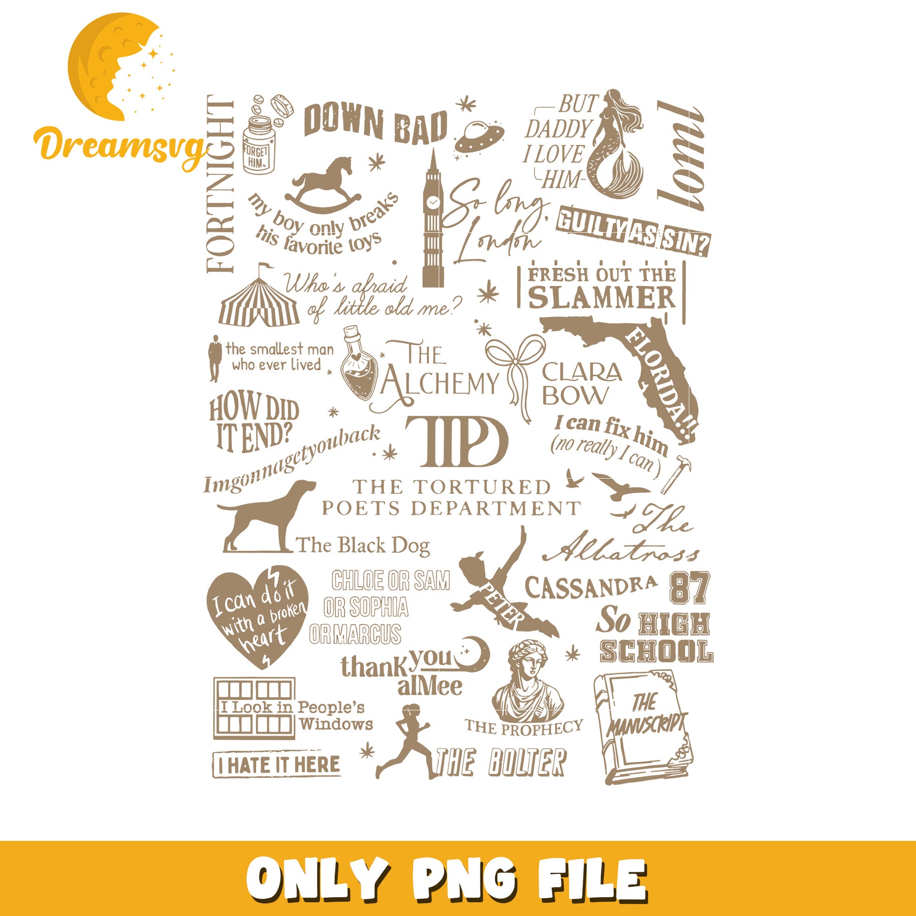 Vintage Taylor Swift album design png, Taylor Swift album png