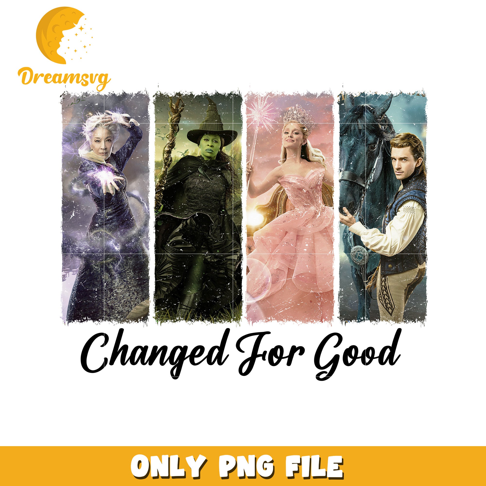 Vintage Wicked Movie png, wicked characters png, wicked new season png