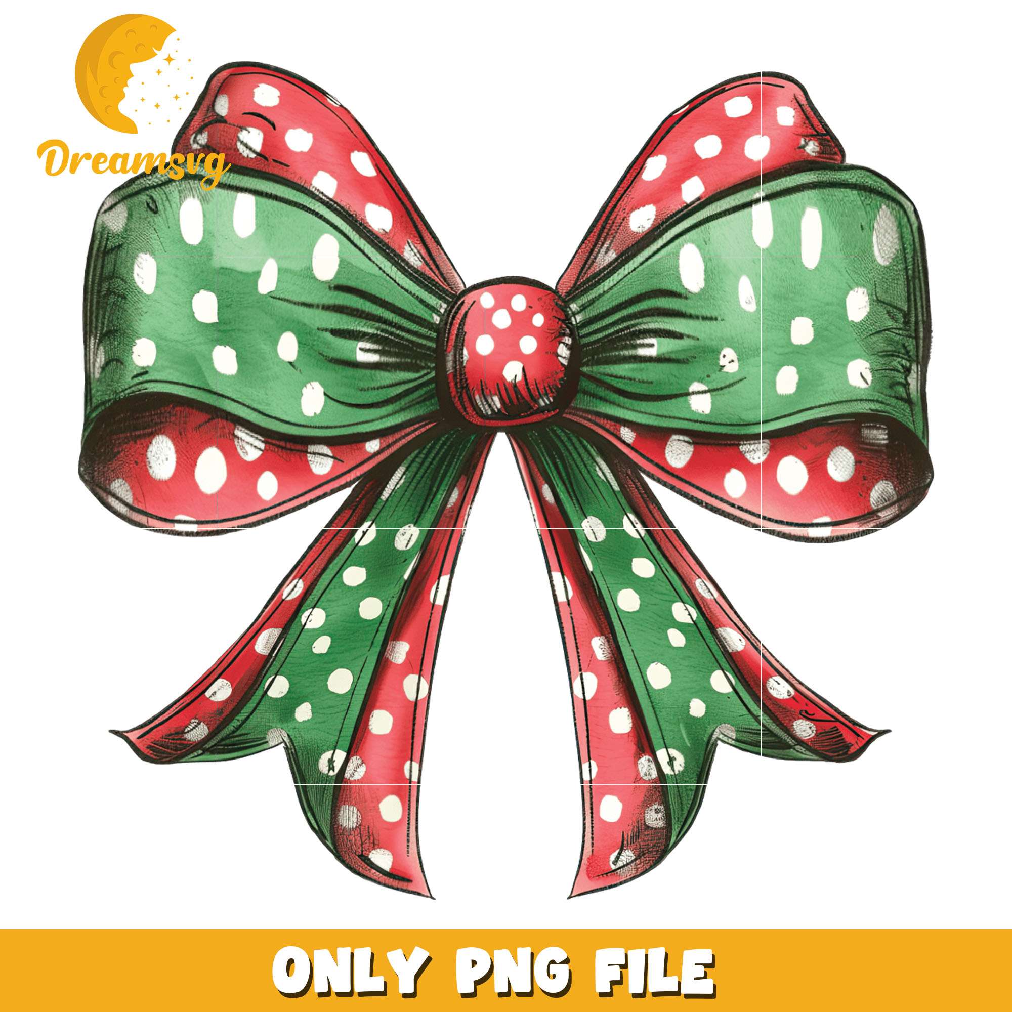 Vintage christmas bow png, vintage bow png, christmas png