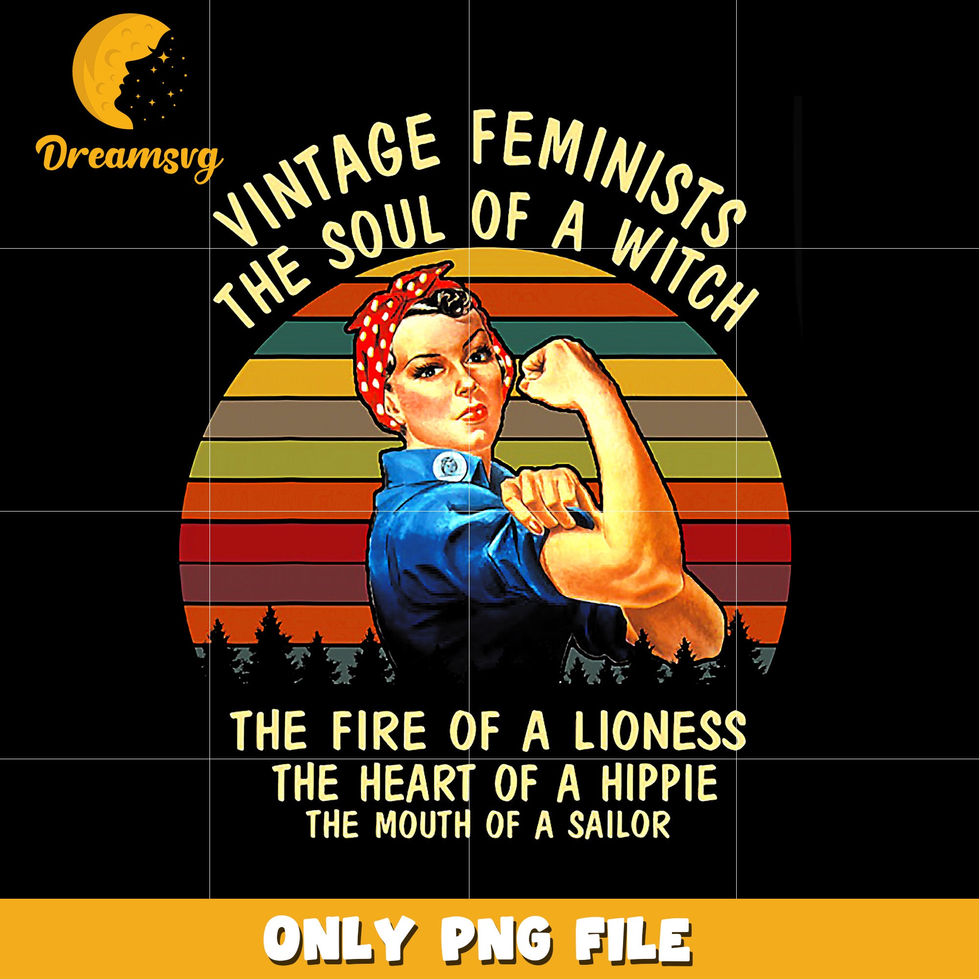 Vintage feminist the soul of a witch png, vintage feminist png, feminist quotes png