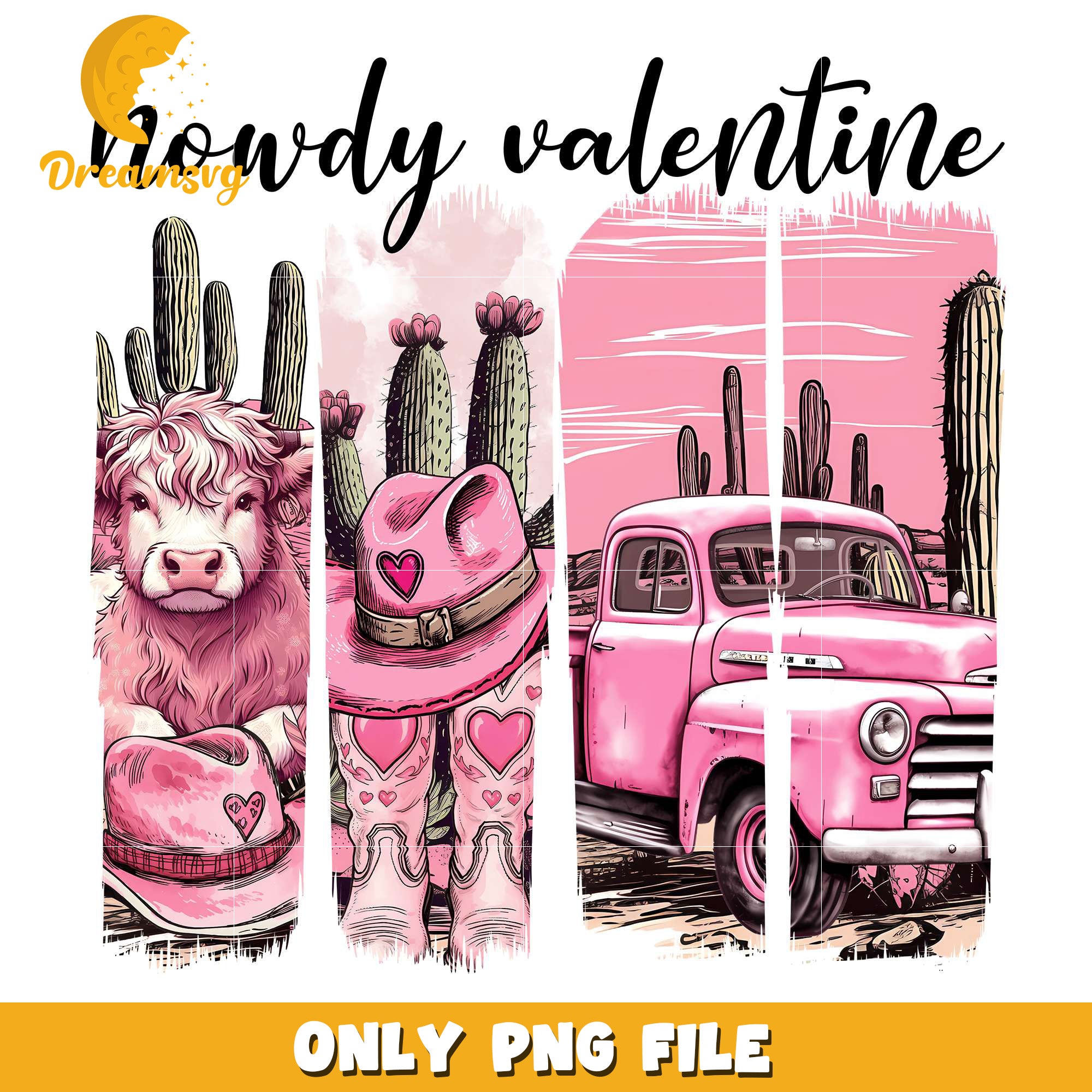 Vintage howdy valentine png, howdy valentine png, vintage png