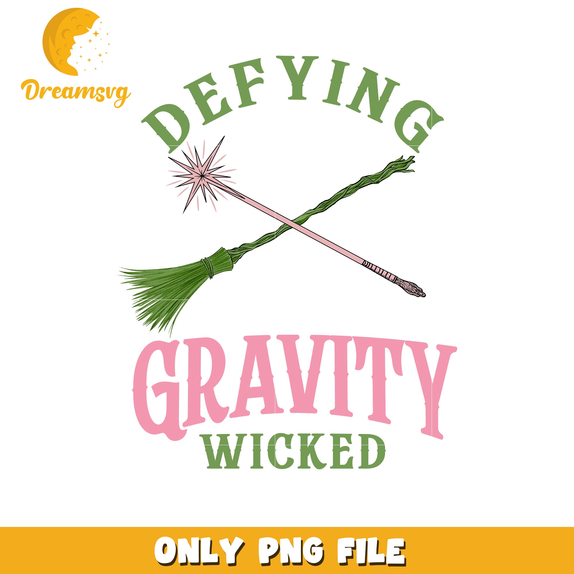 Vintage logo wicked defying gravity png, wicked movies png