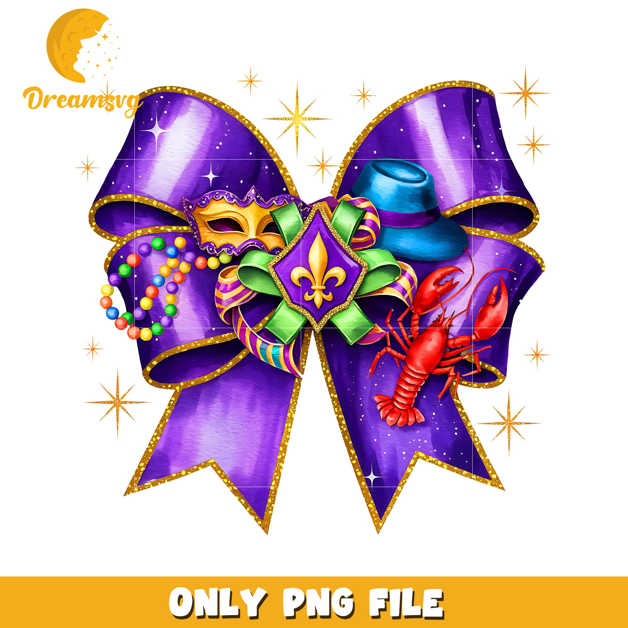 Vintage mardi gras new orleans ribbon png, mardi gras new orleans png