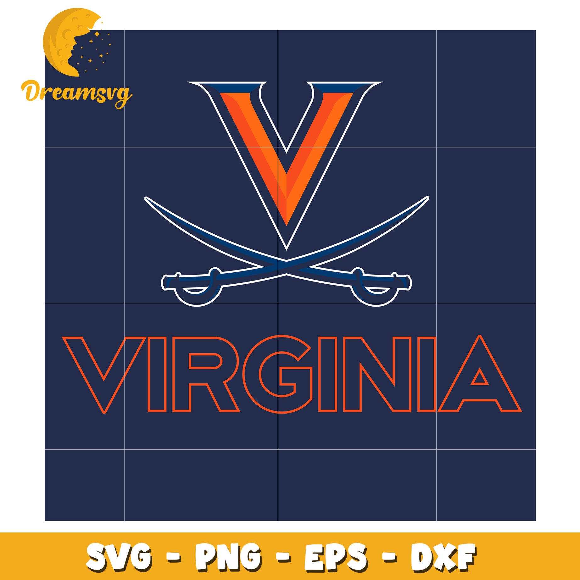 Virginia Cavaliers SVG PNG EPS DXF