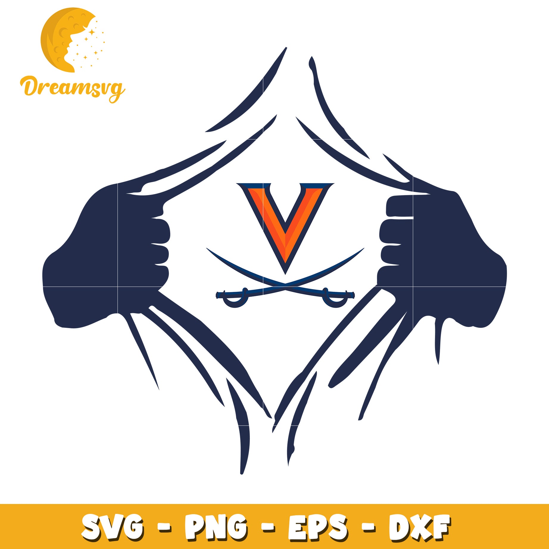 Virginia Tech SVG PNG EPS DXF Files