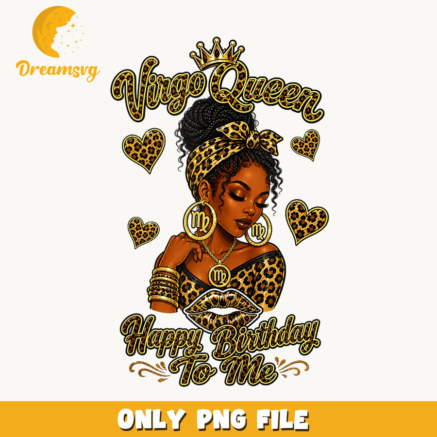 Virgo Queen PNG, Birthday Celebration PNG, Happy Me PNG