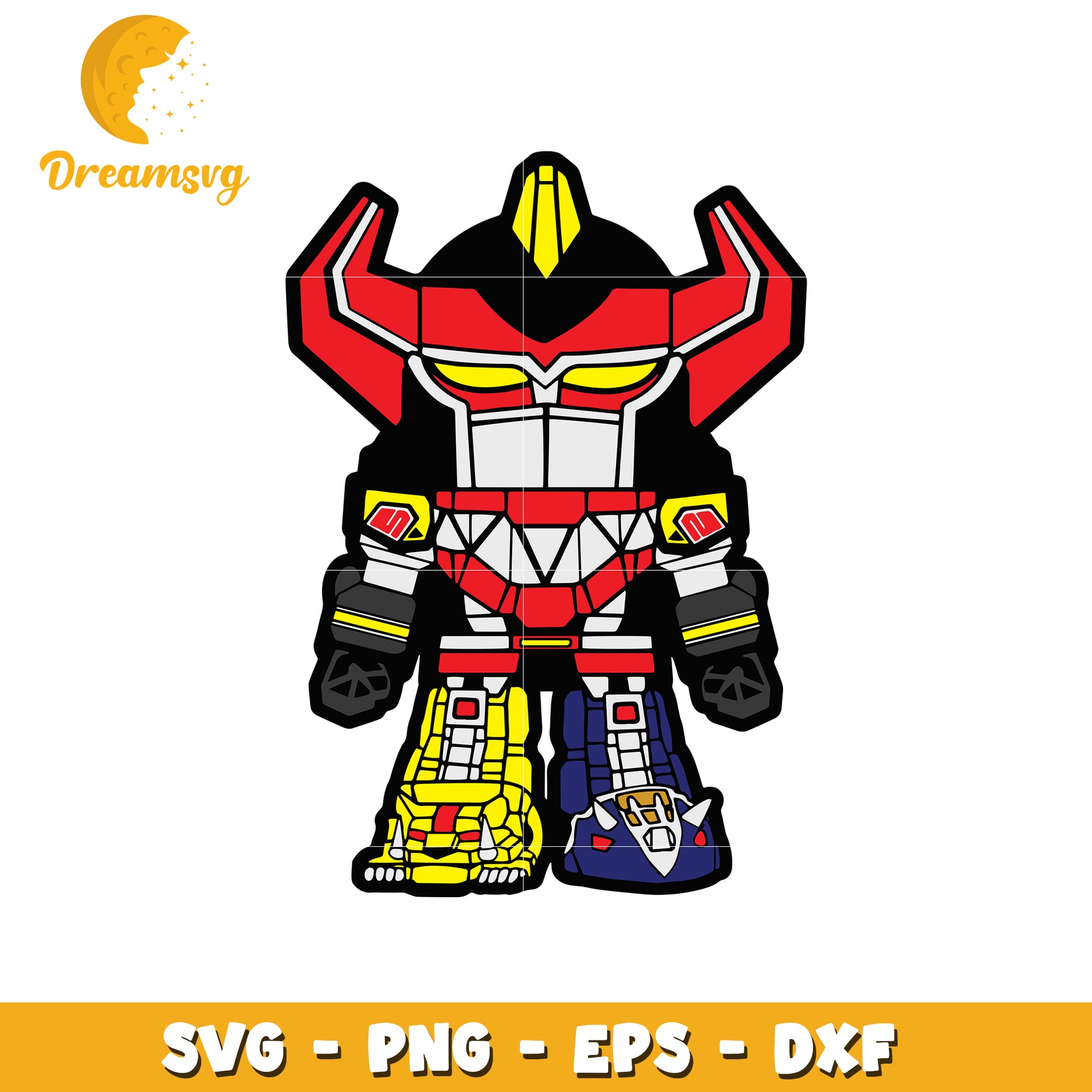 Voltron SVG PNG EPS DXF Files