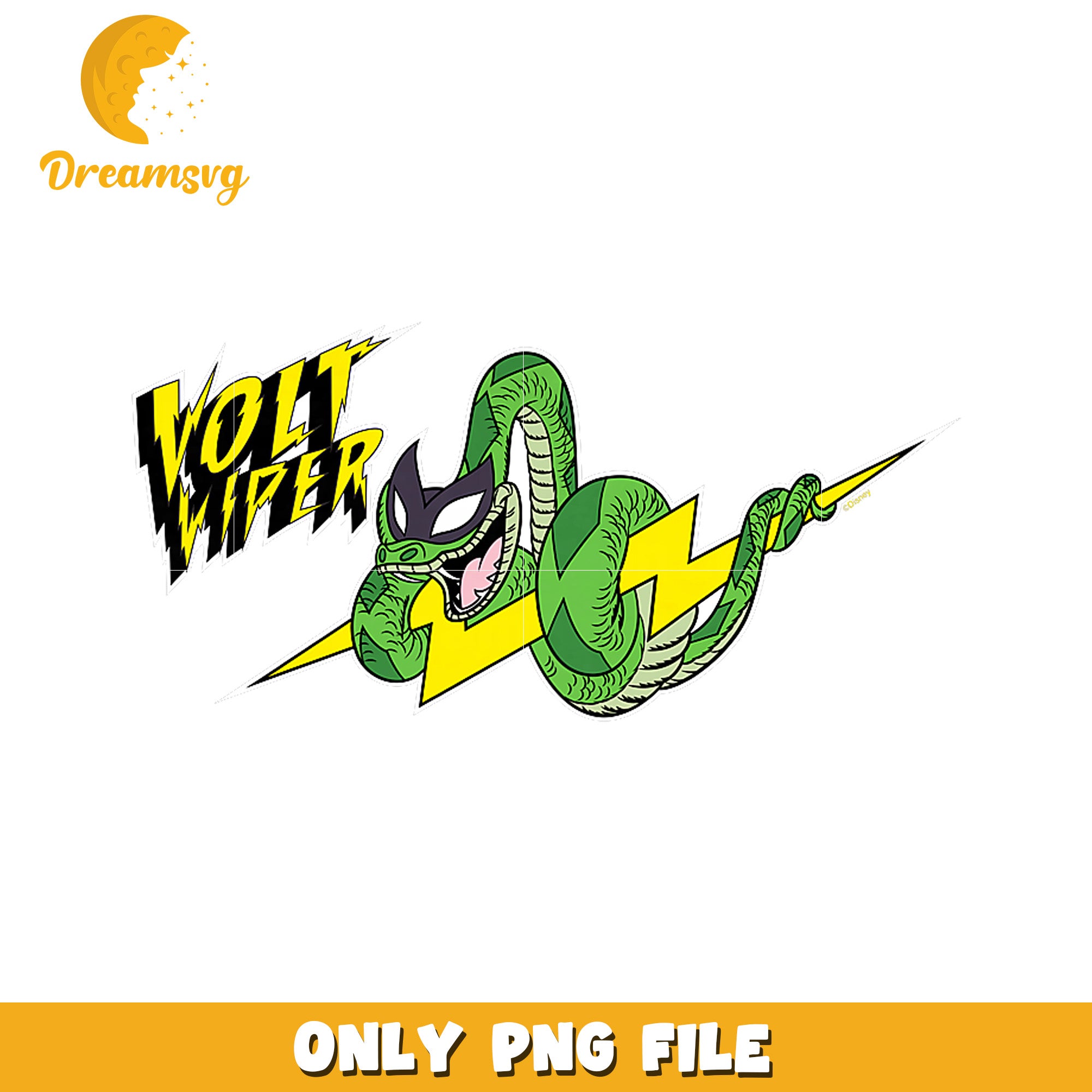Volt viper png, disney pixar png, zootopia snake png