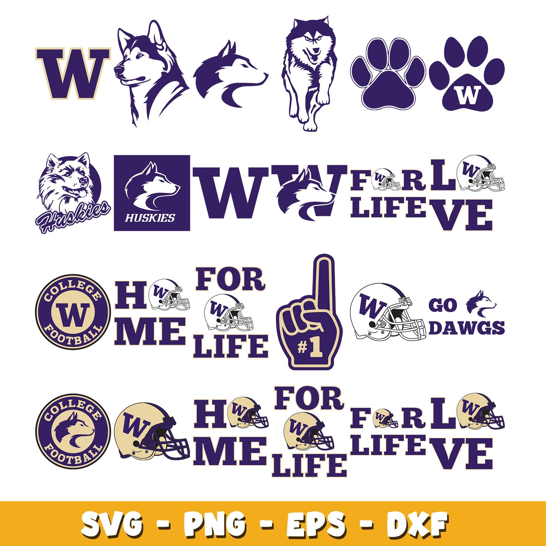 Washington huskies logo Bundle svg, washington huskies logo svg, ncaa svg 