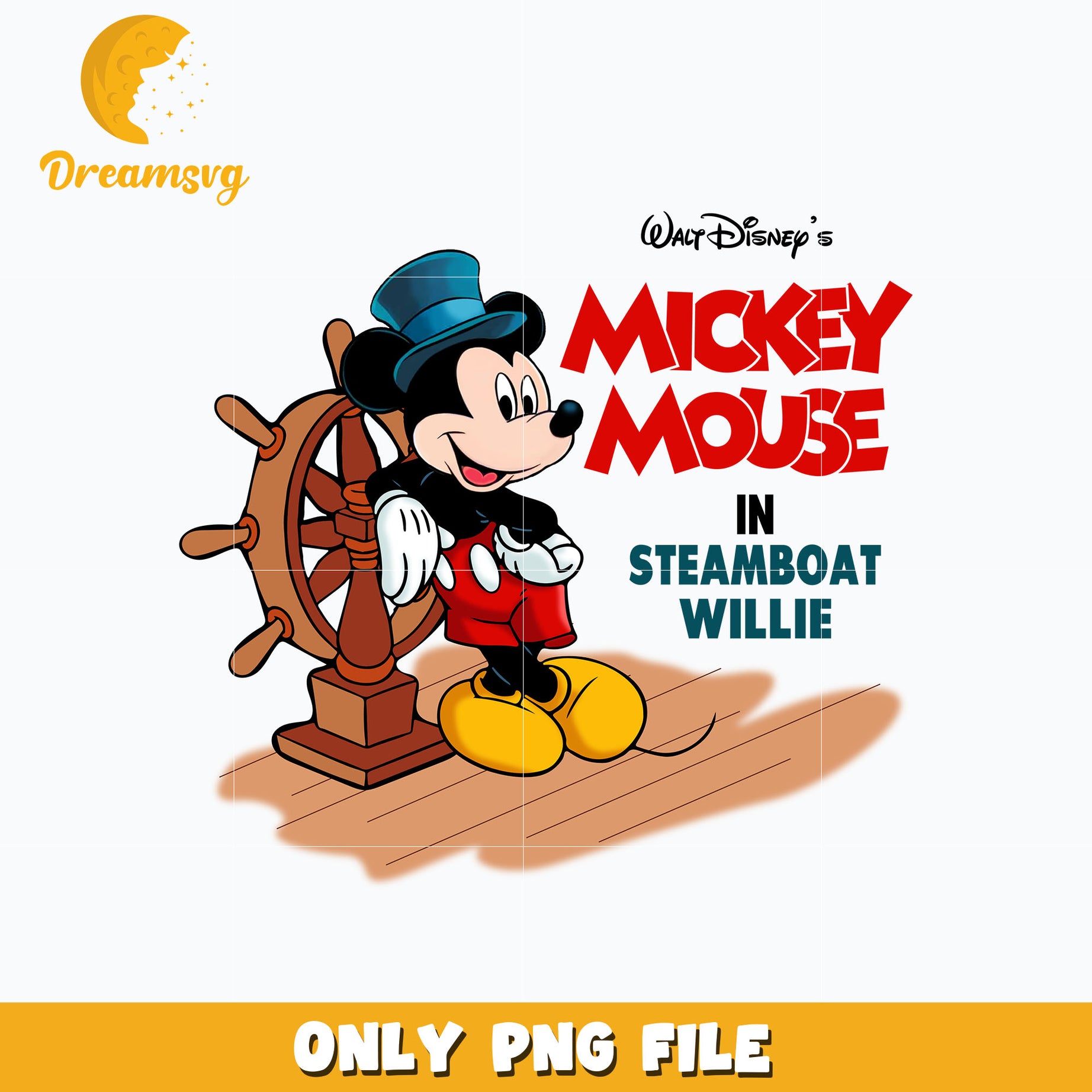 Mickey Mouse In Steamboat Willie design png, disney cartoon png