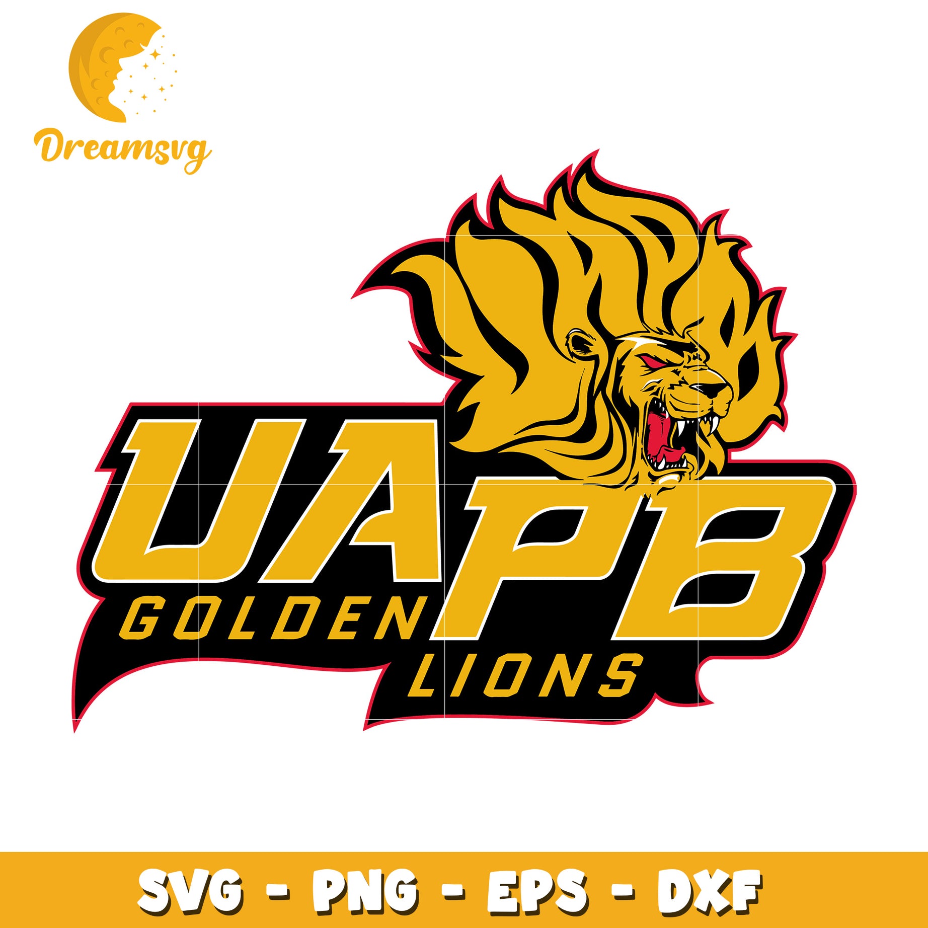 WAPB Golden Lions SVG Cut File