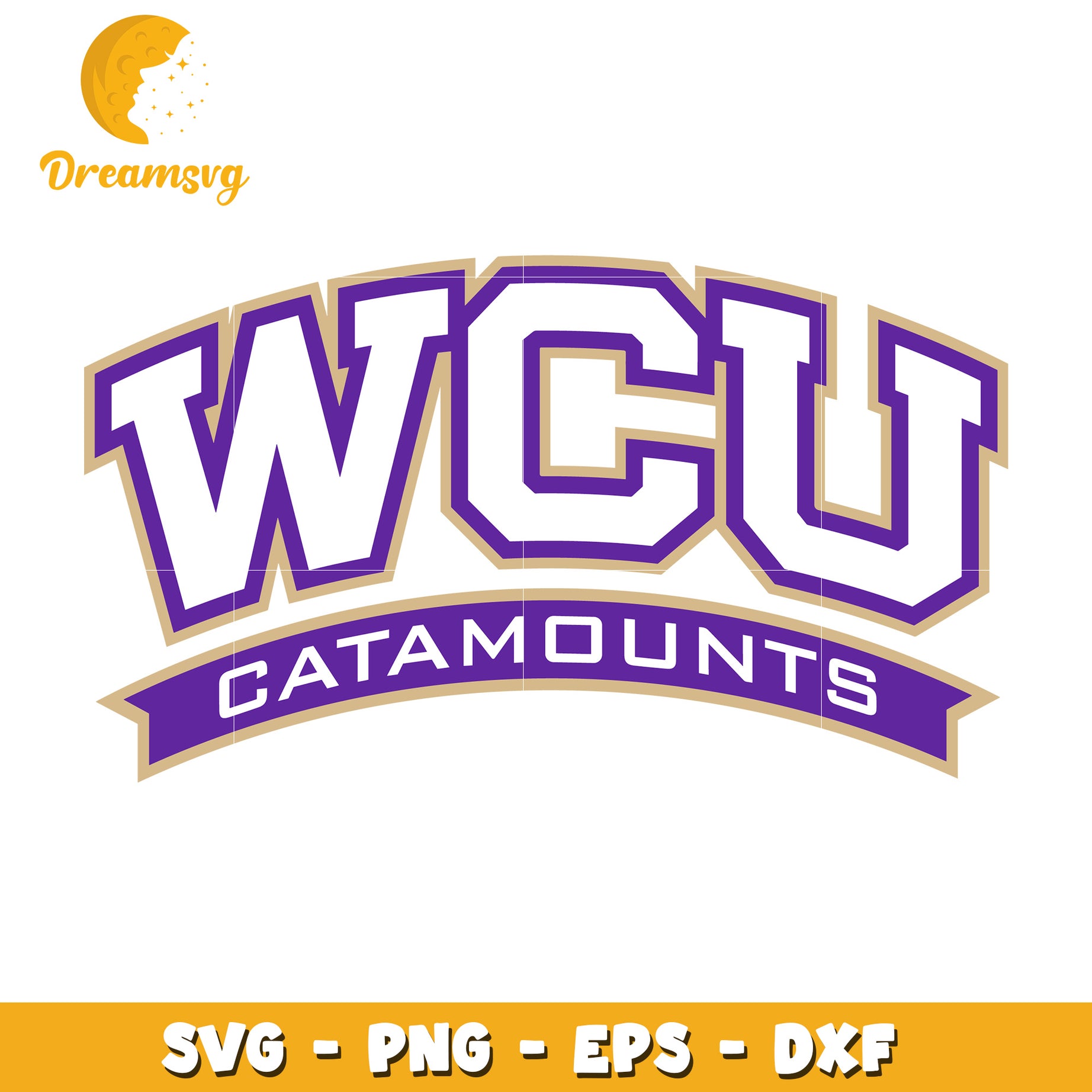 WCU Catamounts SVG PNG EPS DXF