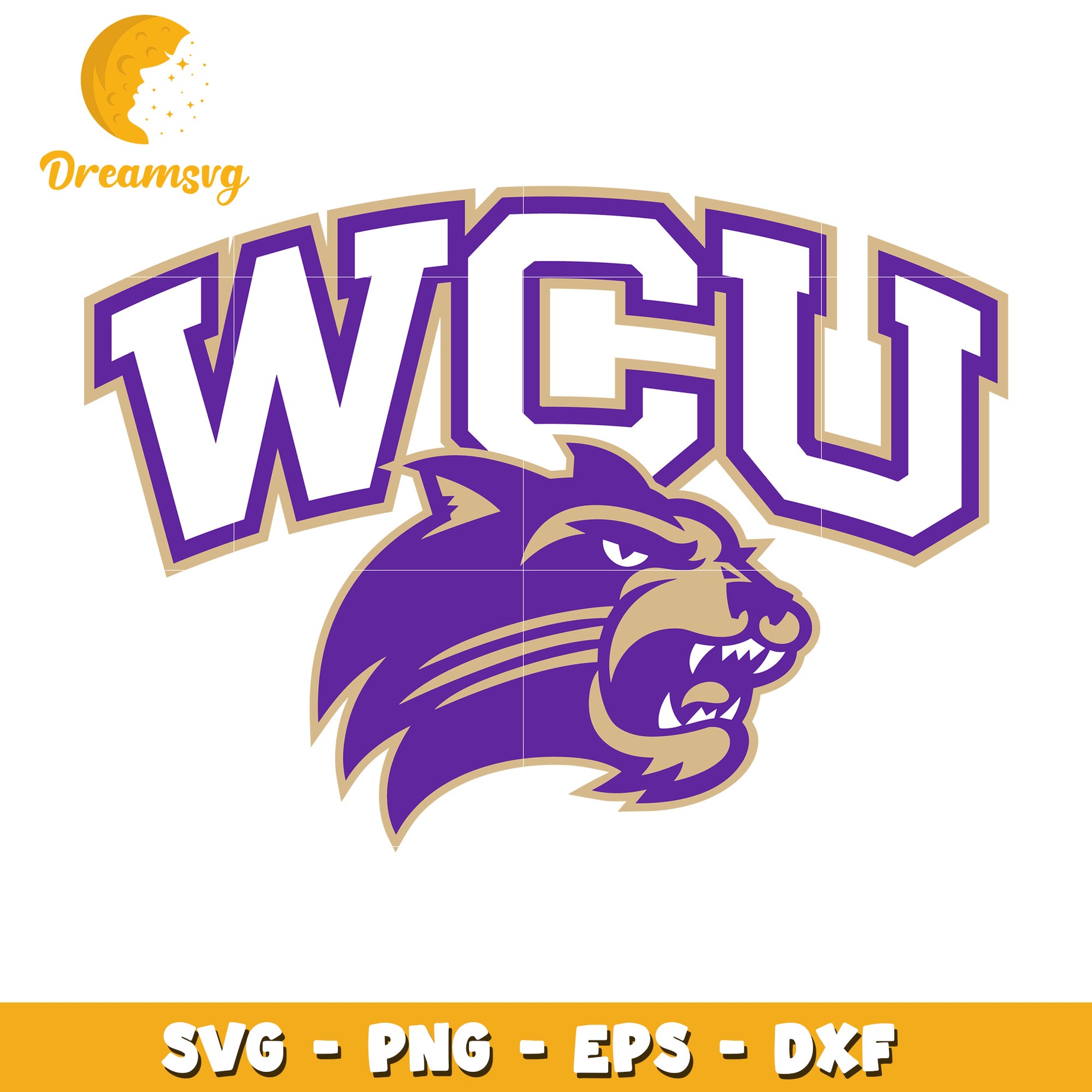 WC University Wildcats SVG PNG EPS DXF