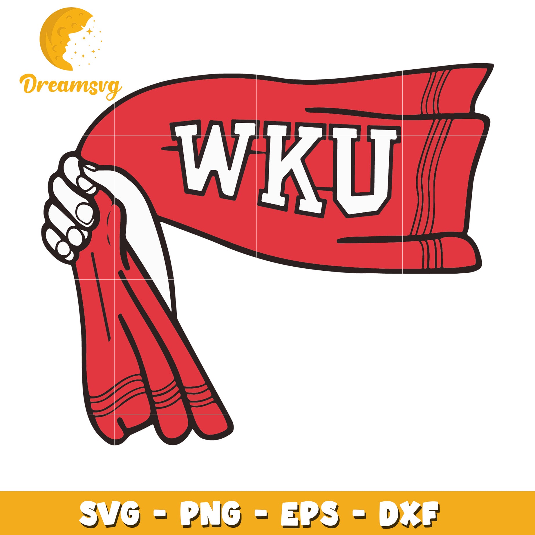 WKU SVG Cut File  -  Red Towel PNG EPS DXF