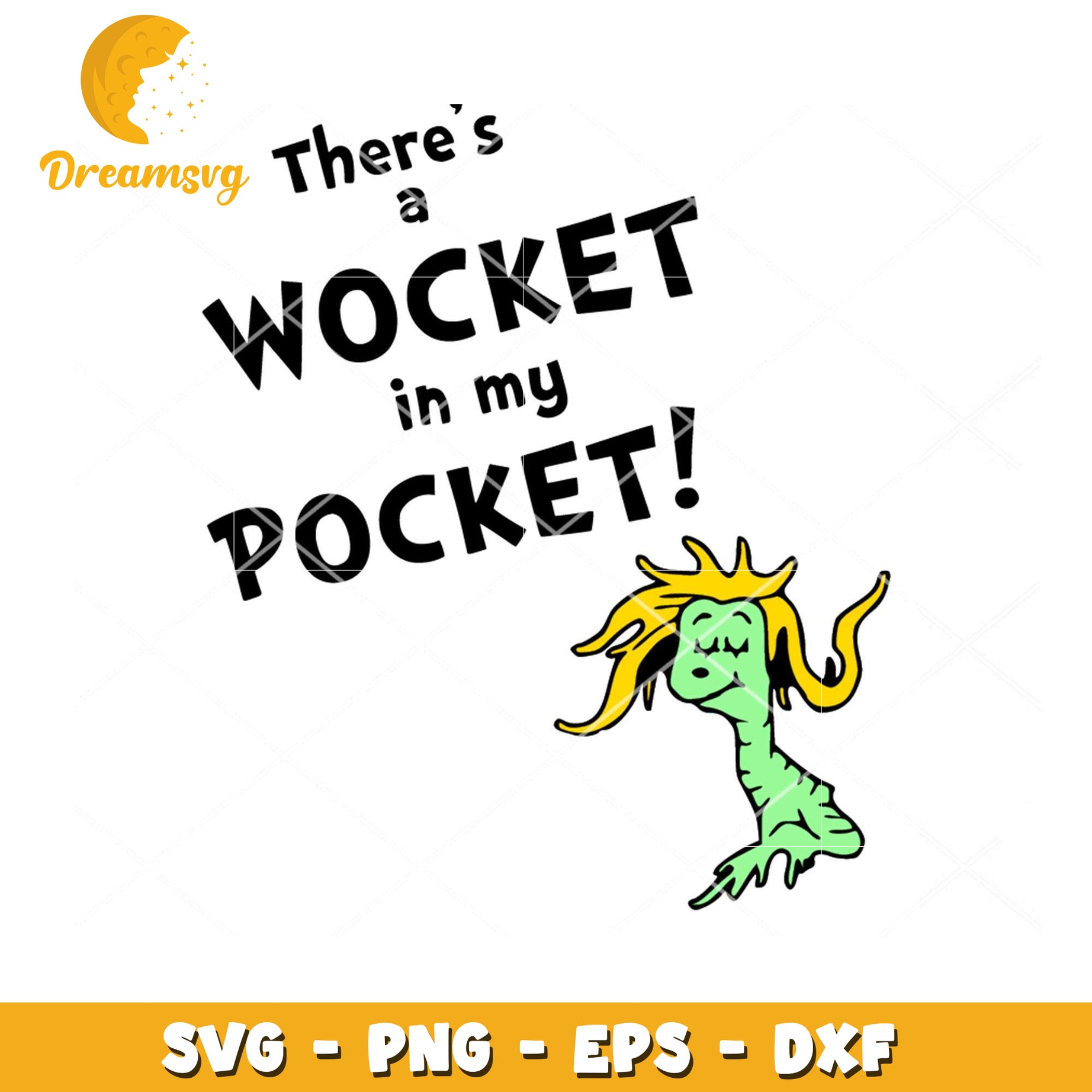 WOCKET in My Pocket SVG Cut File