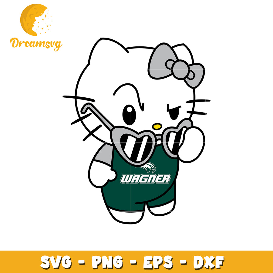 Wagner College Hello Kitty SVG