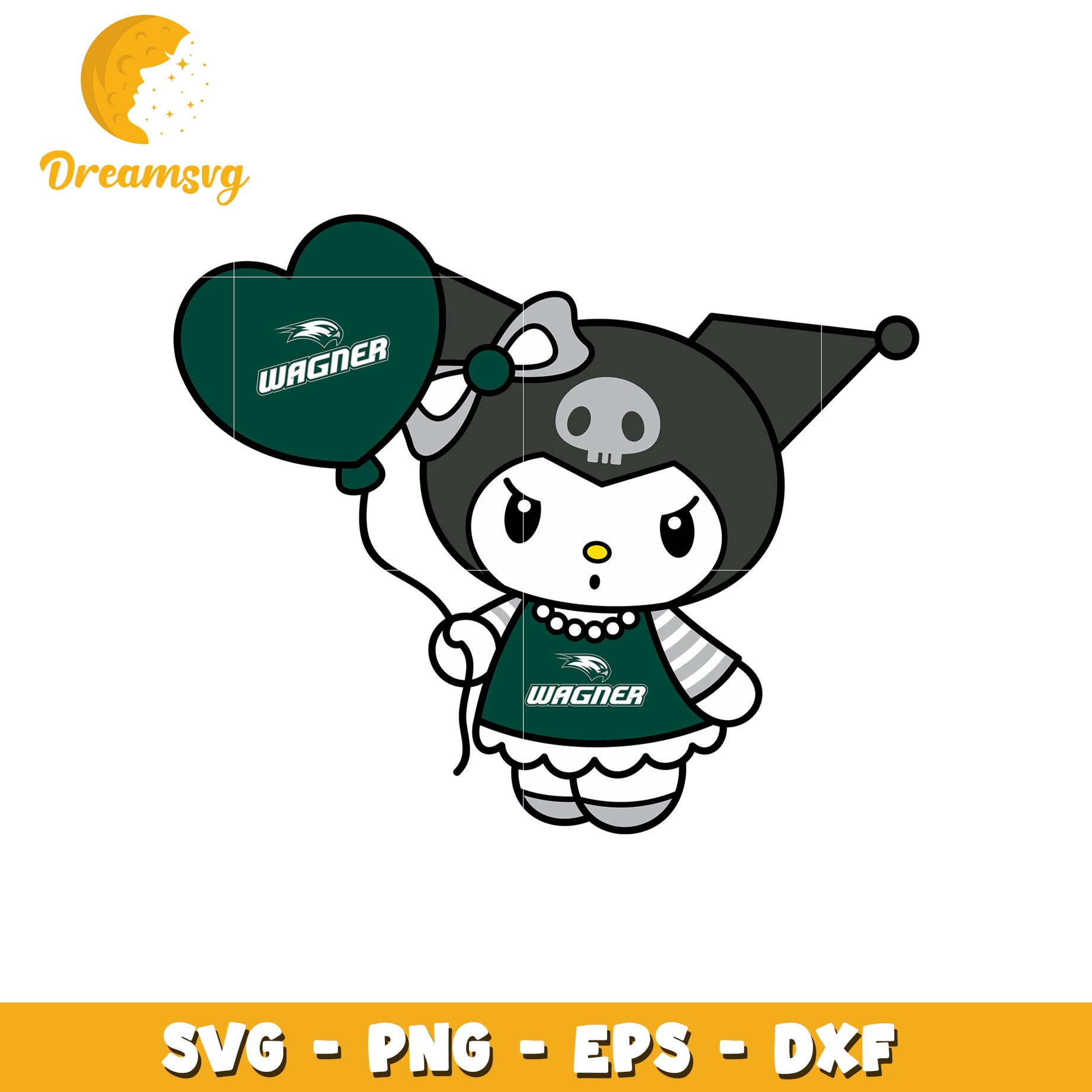 Wagner College Kuromi SVG Design