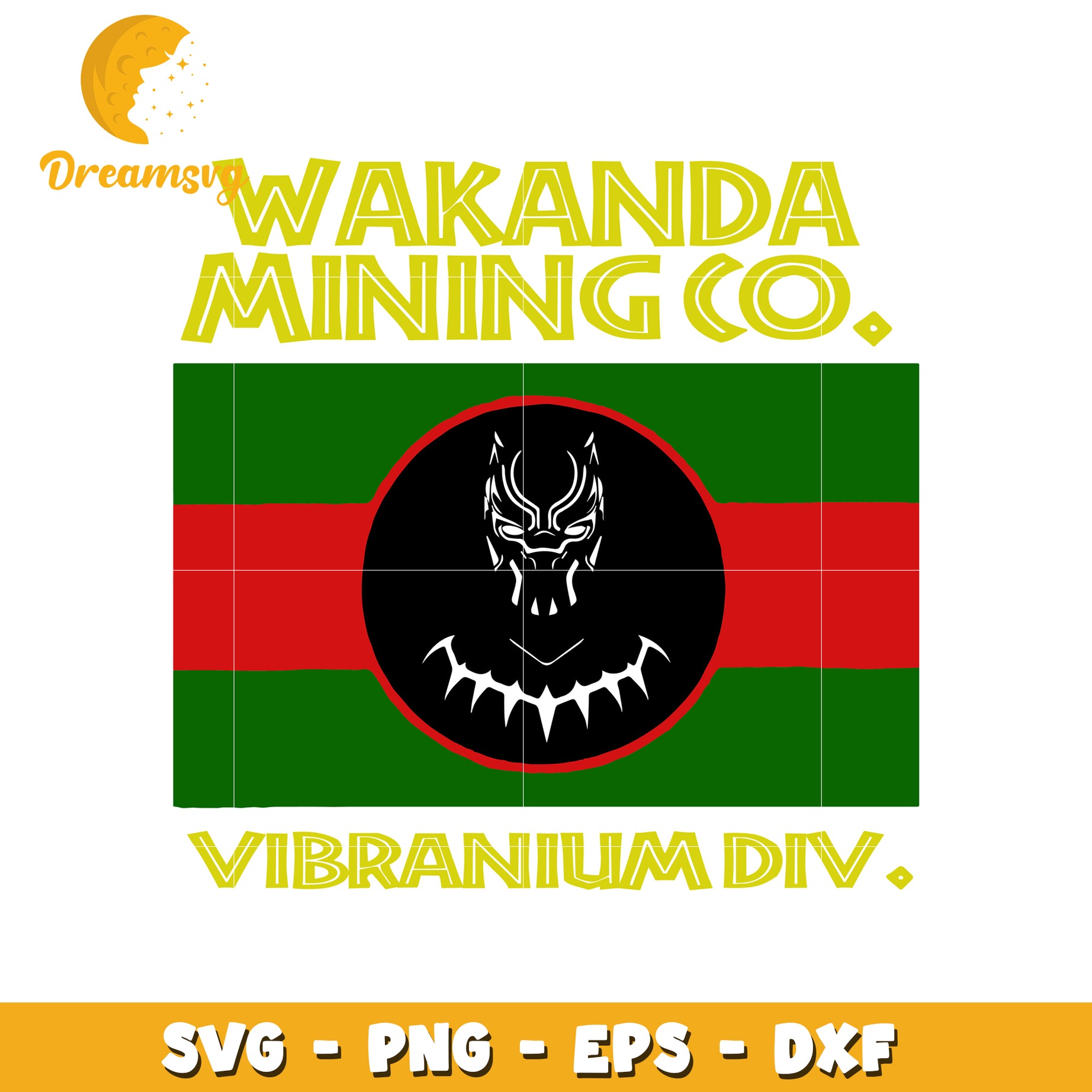 Wakanda Mining Co Vibranium Division SVG File Download