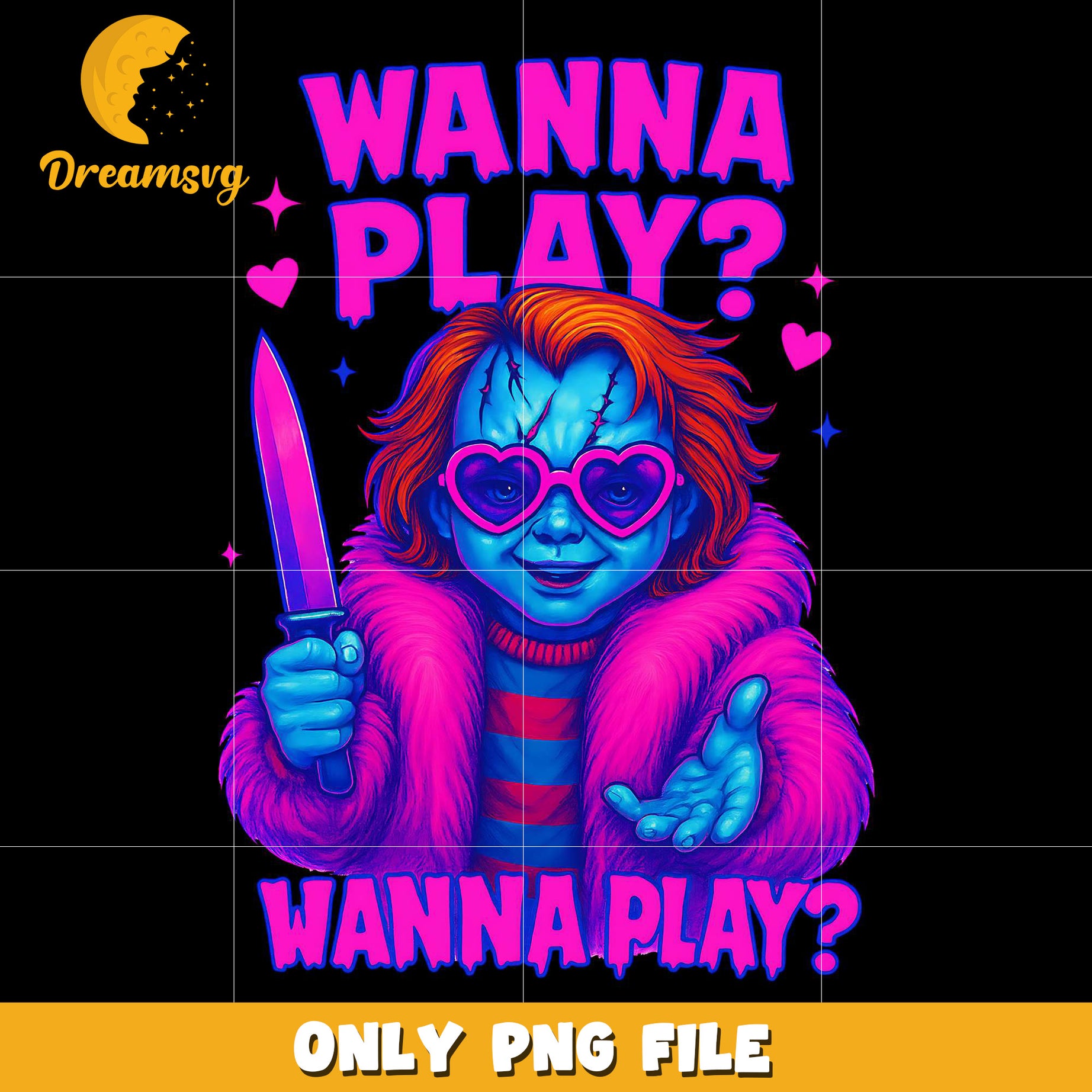 Wanna play png, halloween pumpkin png, spooky halloween​​ png