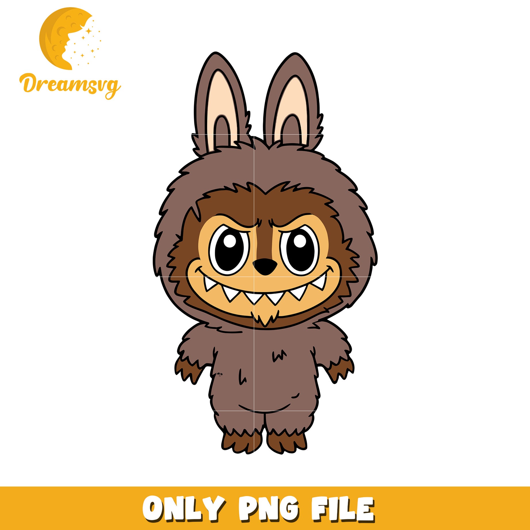 Warewolf labubu png, popmart labubu​ png, ​horror movie characters png