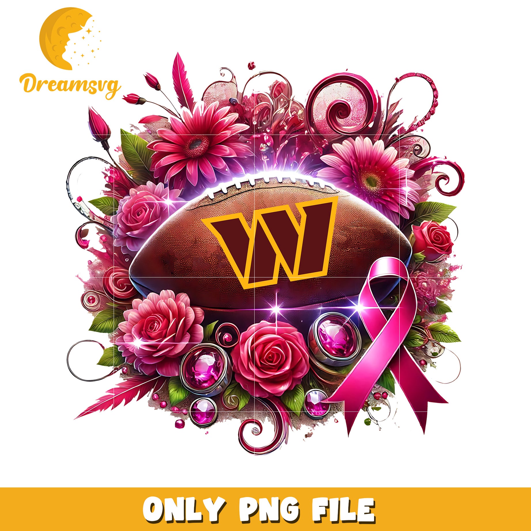 Washington commanders flowers png, nfl power rankings png, nfl network png