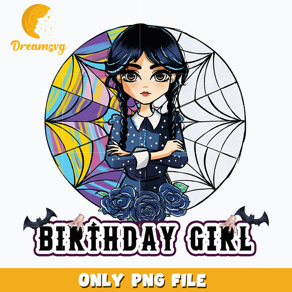 Wednesday Addams Happy Birthday png
