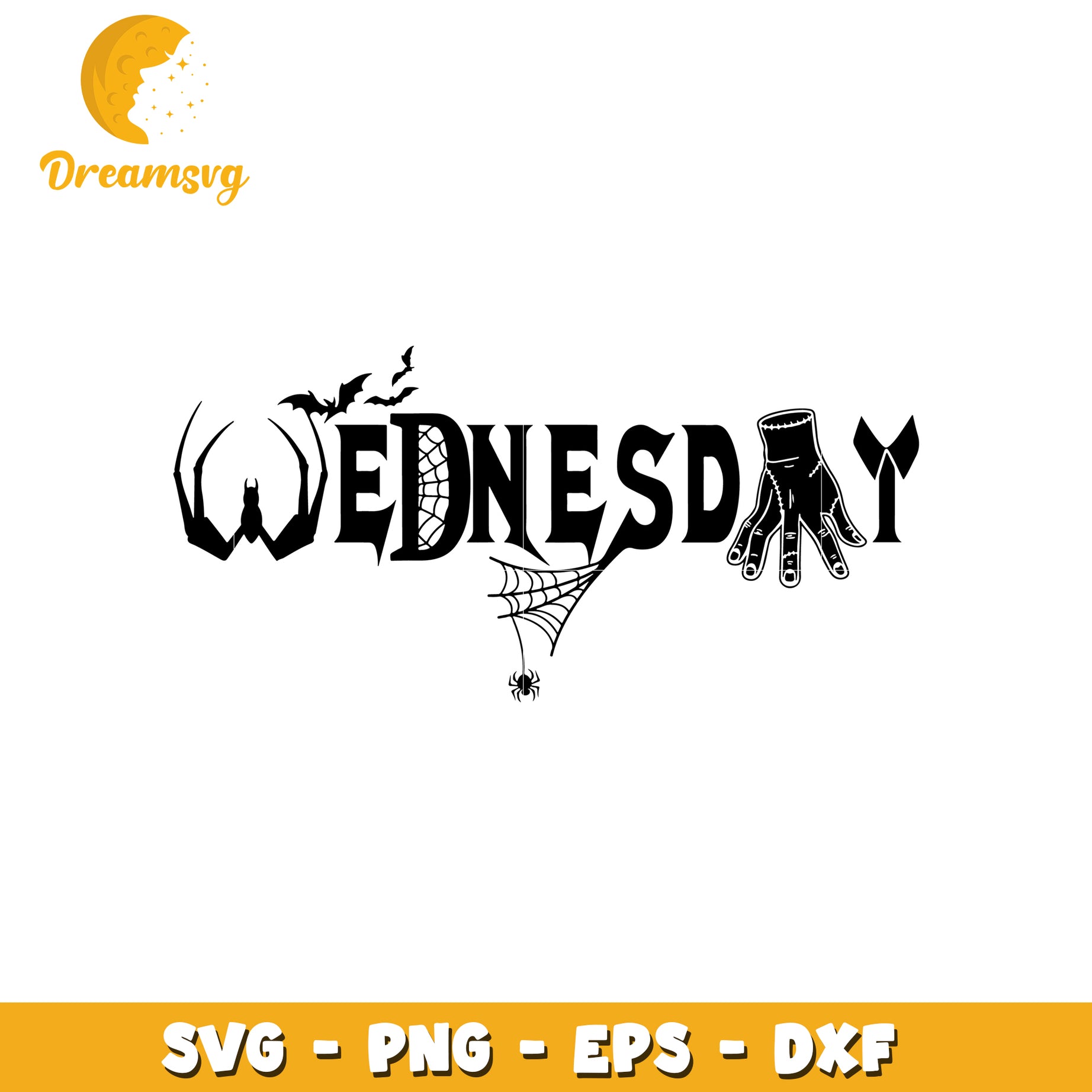 Wednesday font design svg, font design svg, movie svg