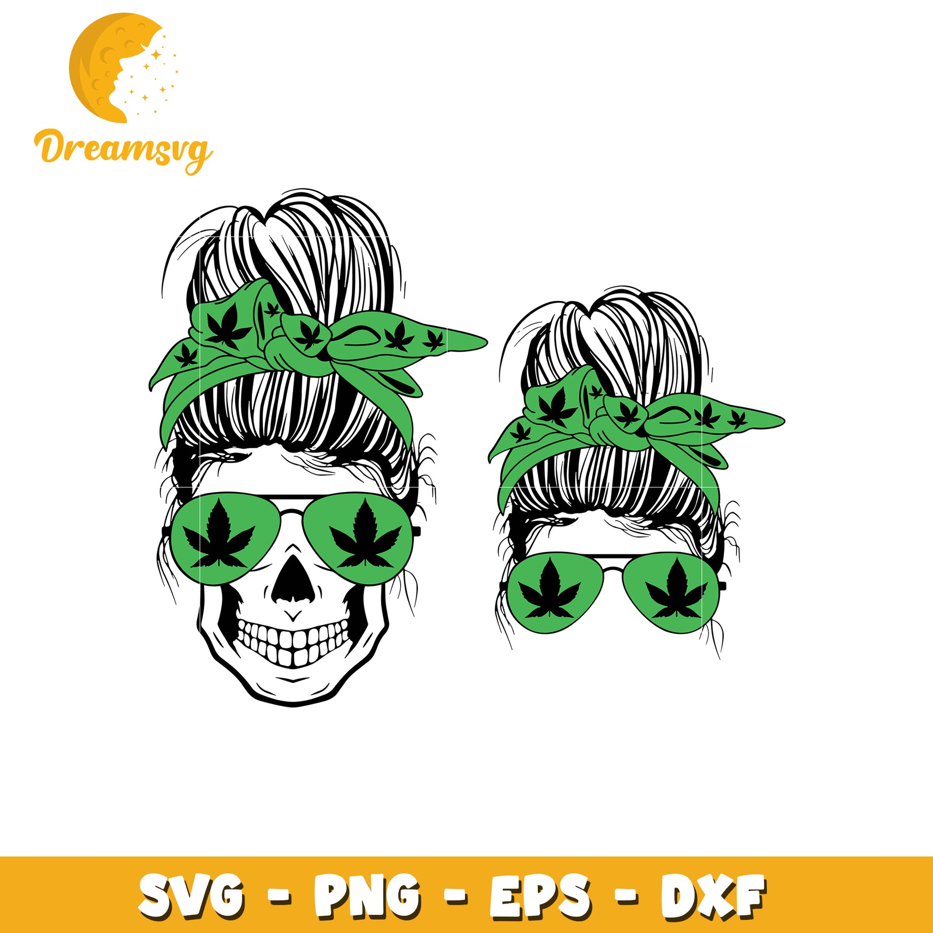 Weed bandana sunglasses cut file svg, bandana weed​ svg