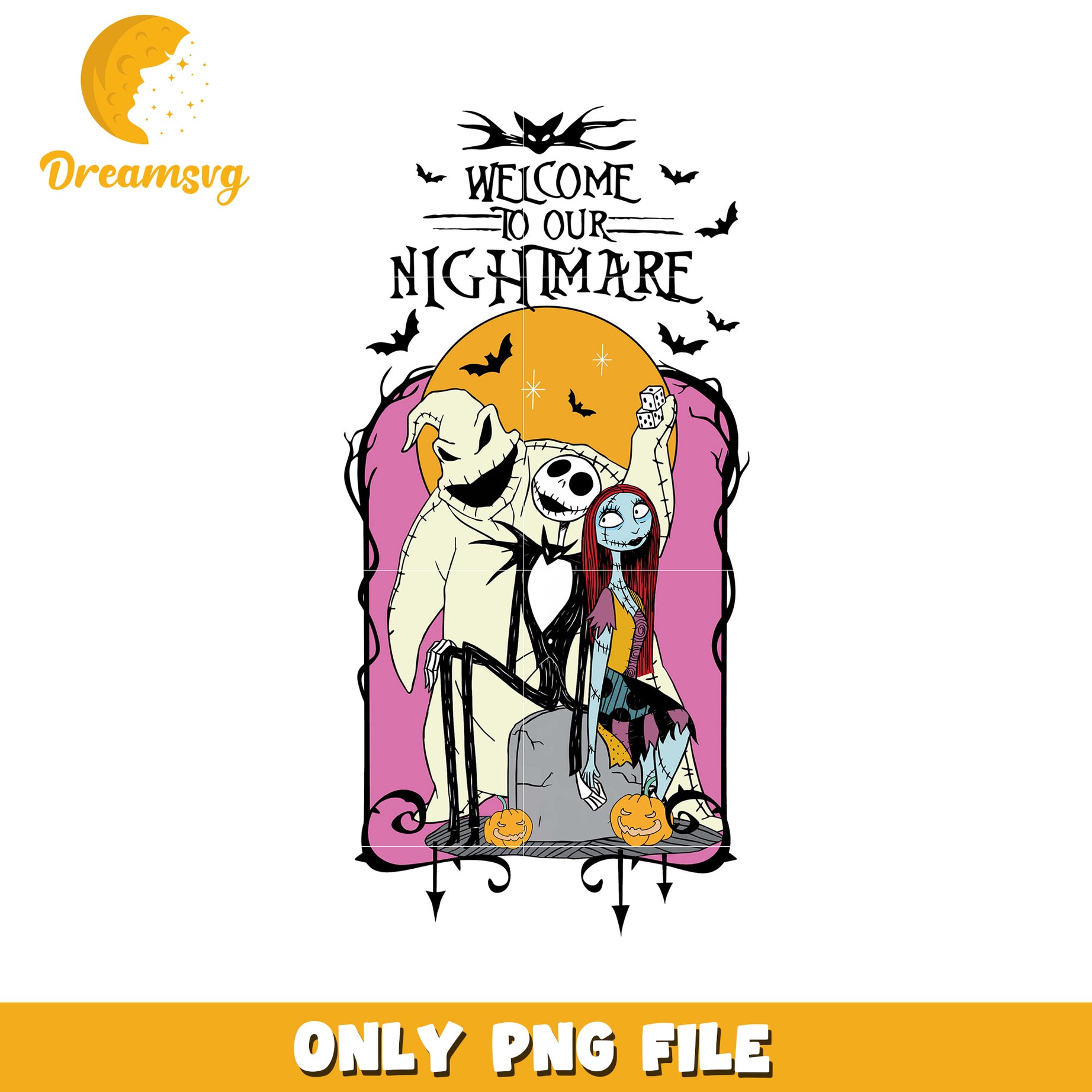 Welcome to our nightmare png, halloween cartoon png, halloween characters png