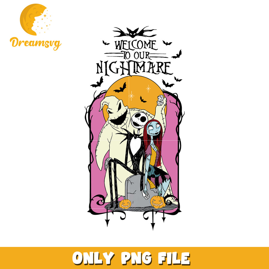 Welcome to our nightmare png, halloween cartoon png, halloween characters png