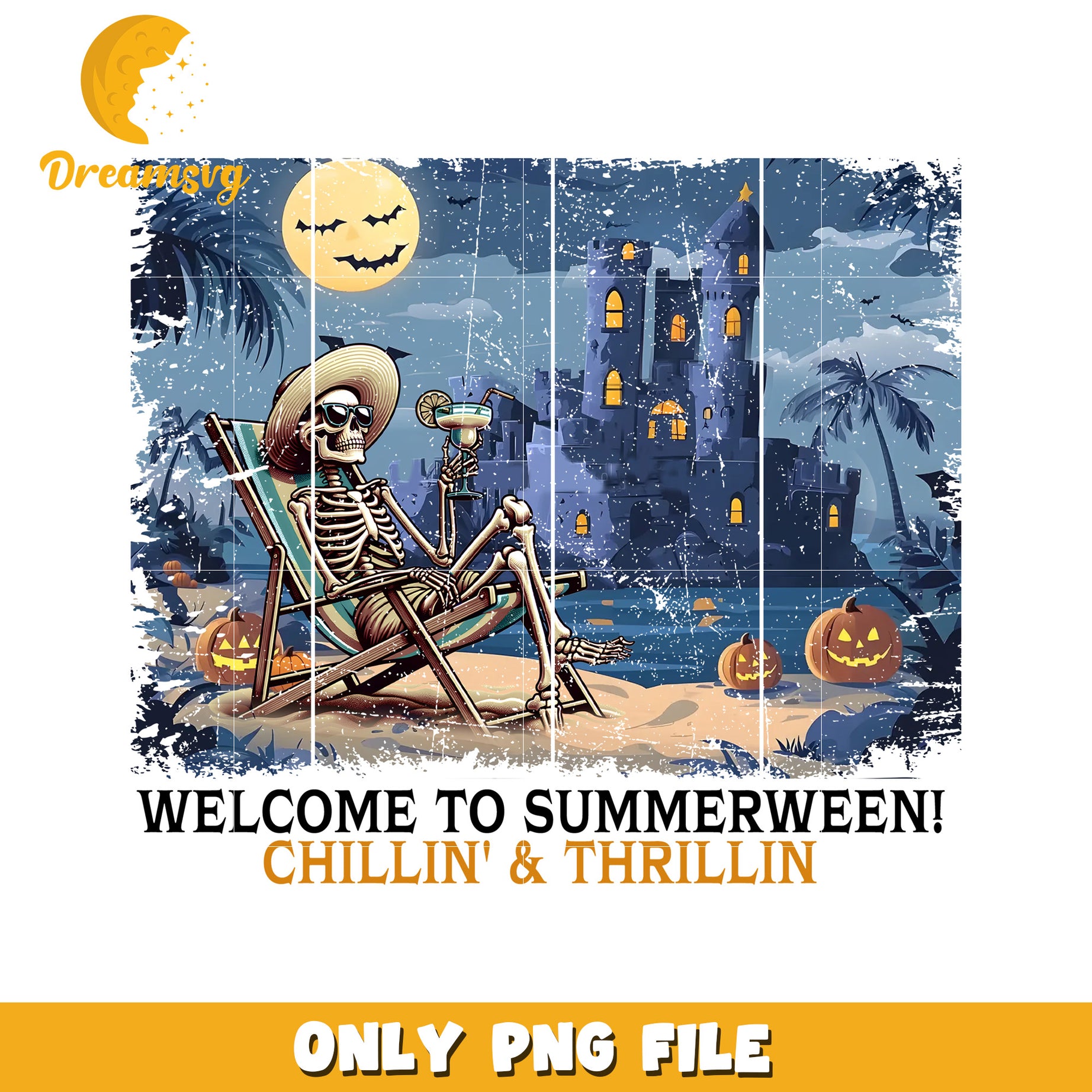 Welcome to summerween png, halloween decor png, halloween season​ png