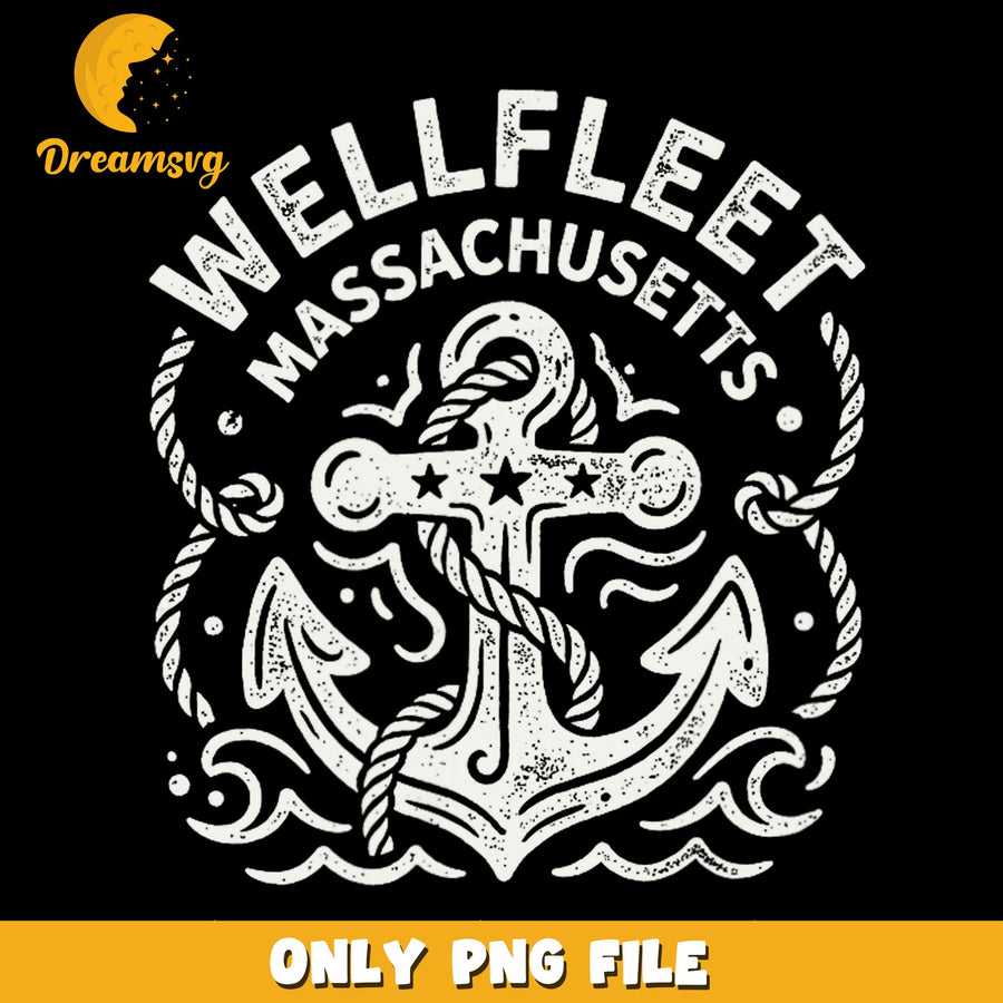 Wellfleet Anchor PNG, Massachusetts Design, Nautical