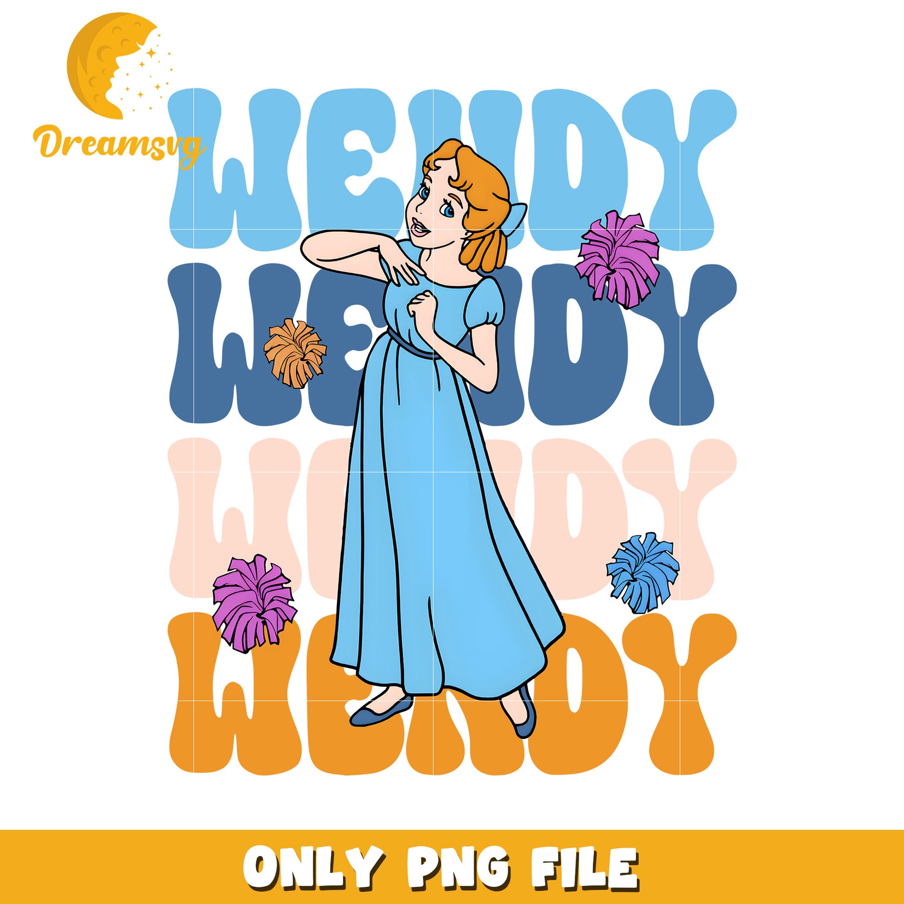 Wendy design png, pan wendy png, disney wendy png