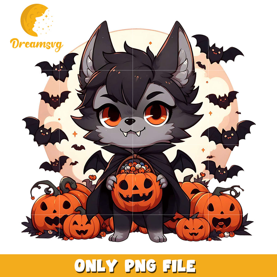 Werewolf halloween png, halloween pumpkin png, halloween cookies png