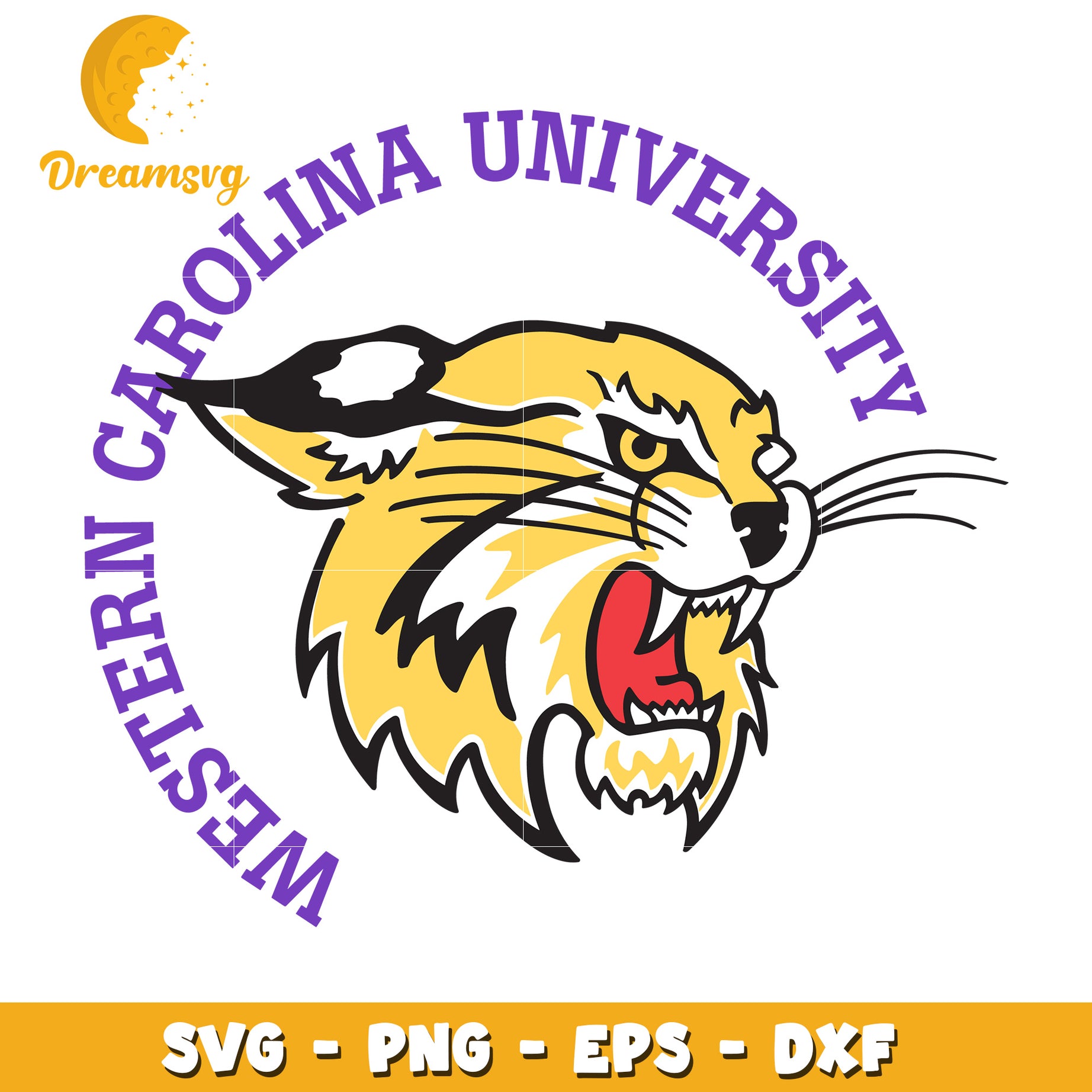 Western Carolina University Wildcat SVG