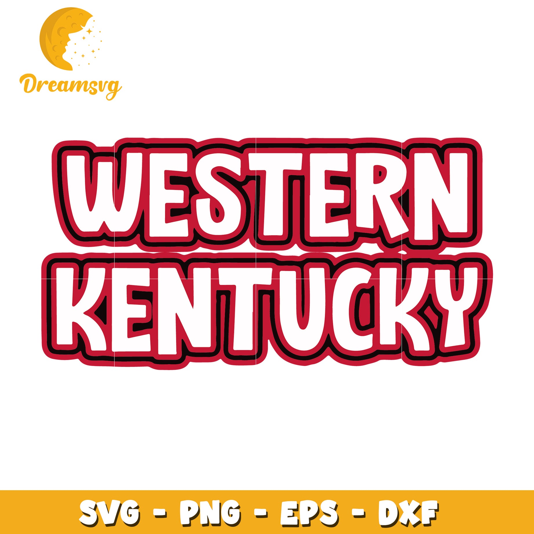 Western Kentucky SVG Design for Crafting and DIY Projects