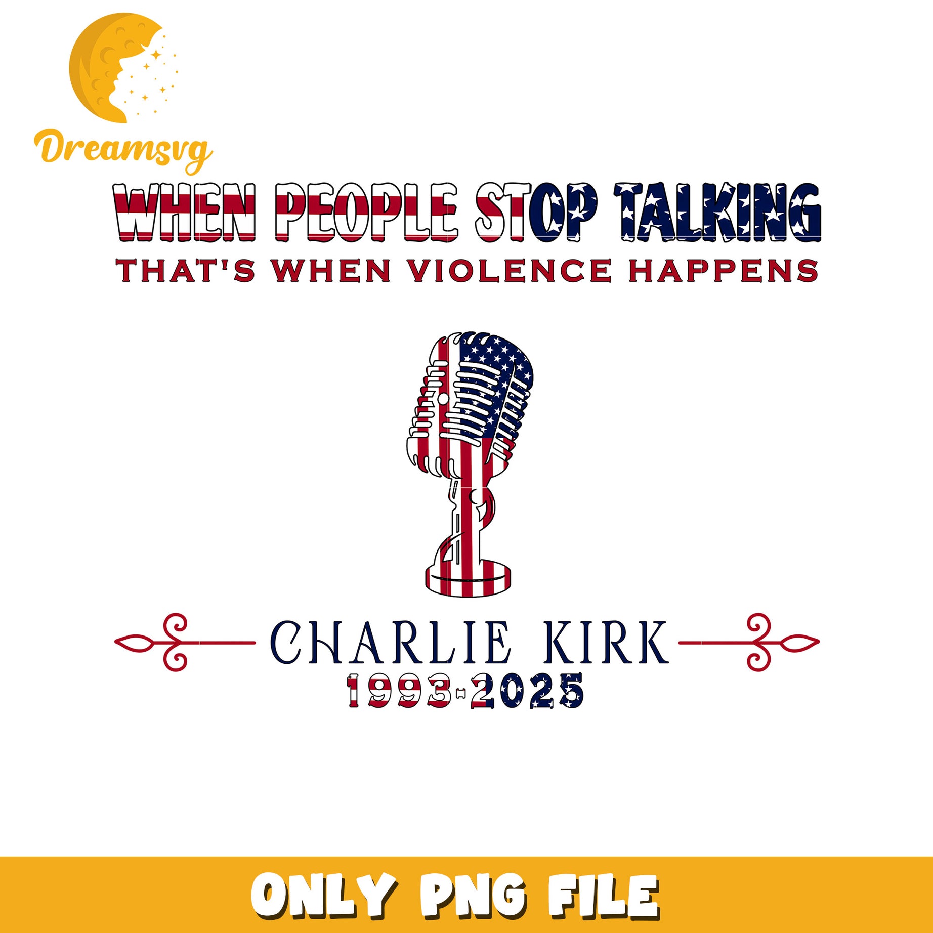 When people stop talking png, charlie kirk education​​​ png, rip charlie kirk png