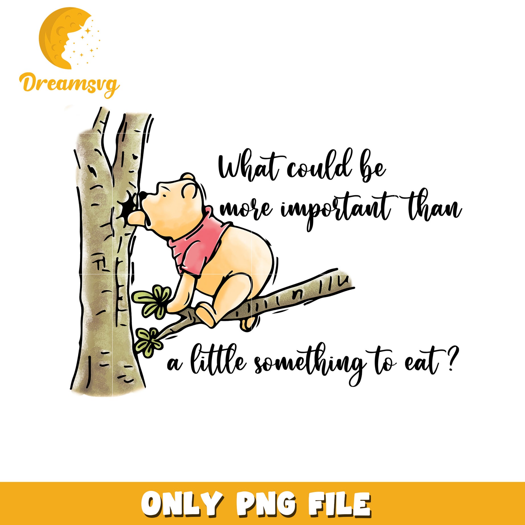 Whimsical Bear Quote PNG File for Printable Decor