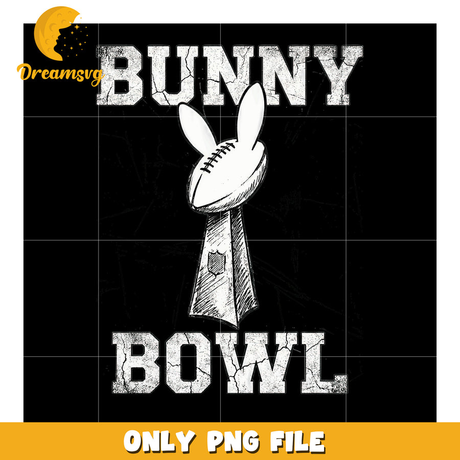 White bad bunny cup png, american rugby png, super bowl design png