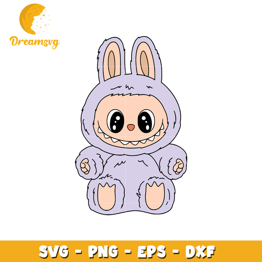 White characters svg, labubu keychain svg, labubu cartoon svg