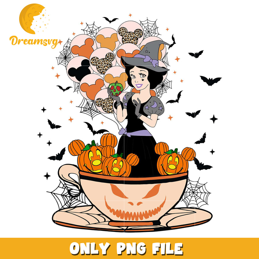 White snow halloween png, halloween characters​ png, halloween design png