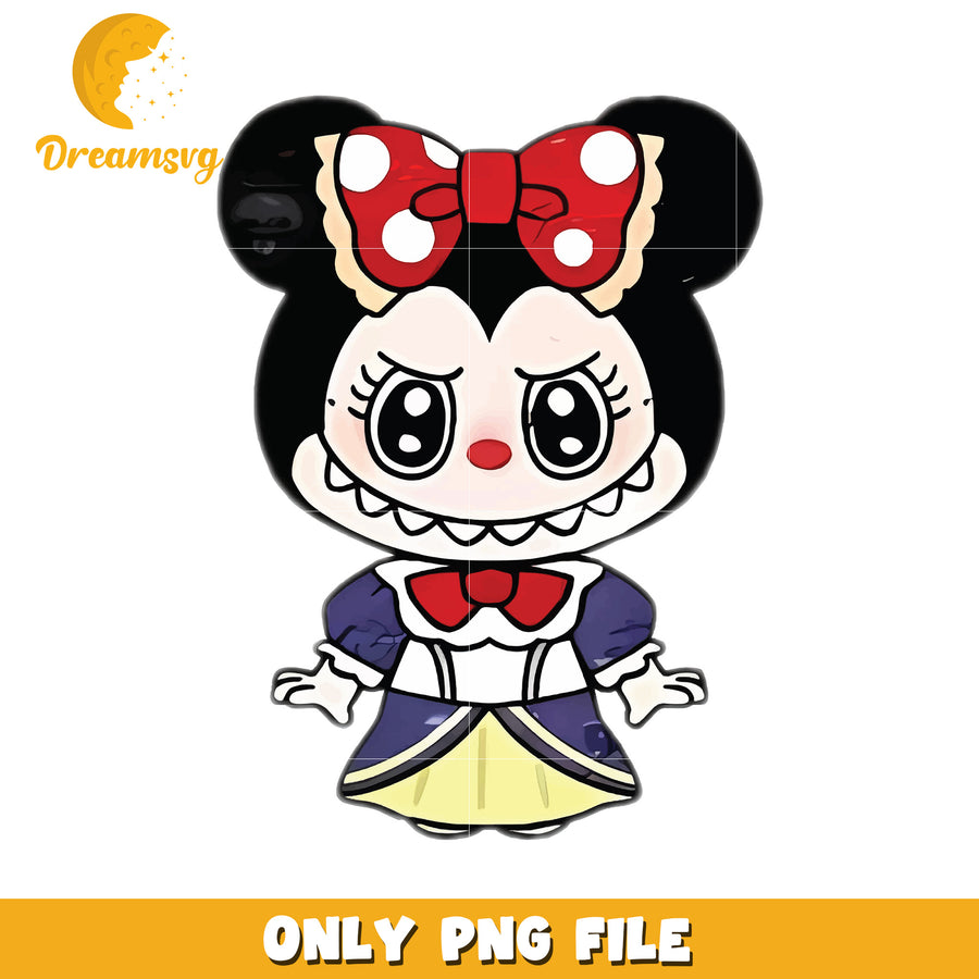 White snow labubu png, popmart labubu​ png, cartoon characters png