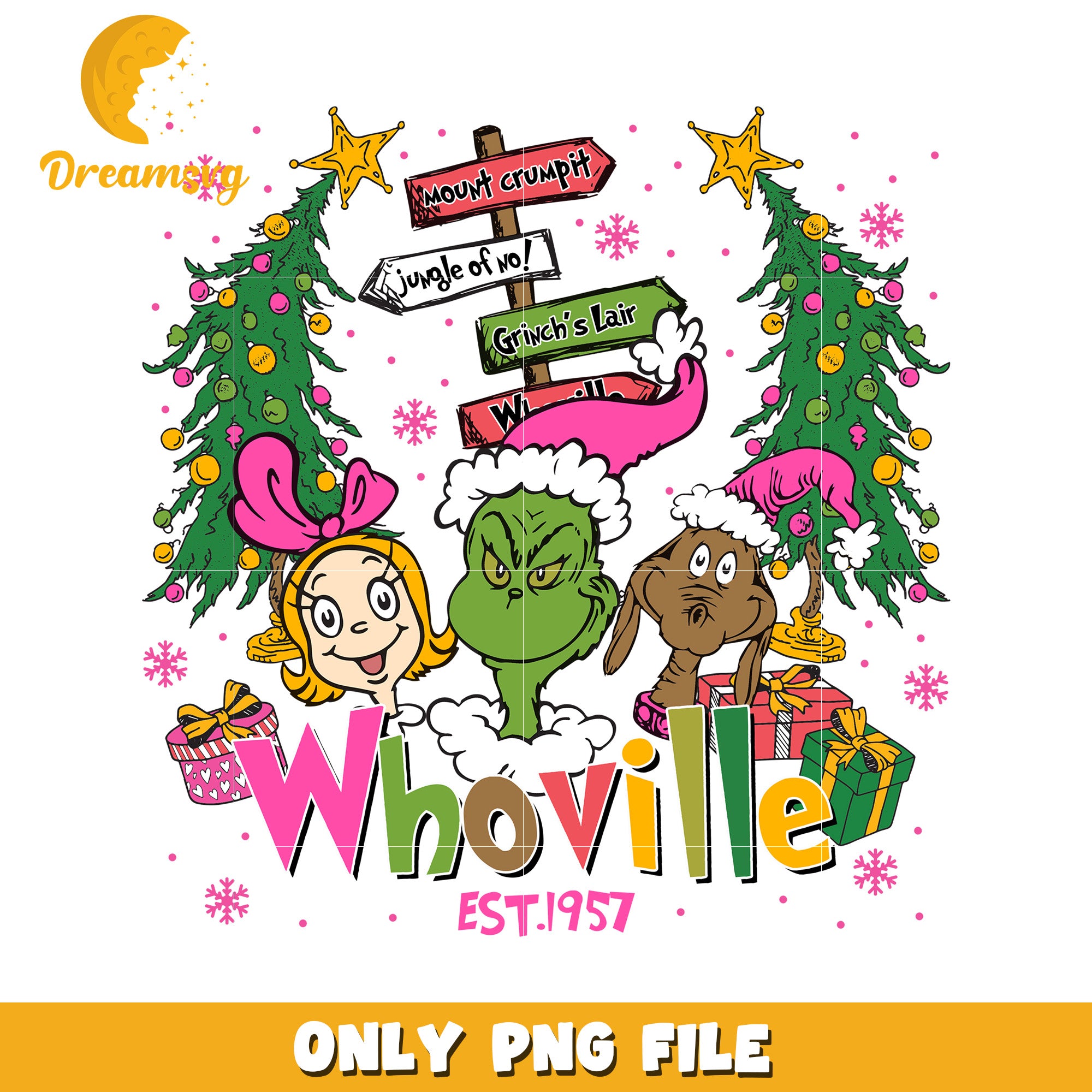 Whoville grinch png, christmas cartoon png, grinch funny png