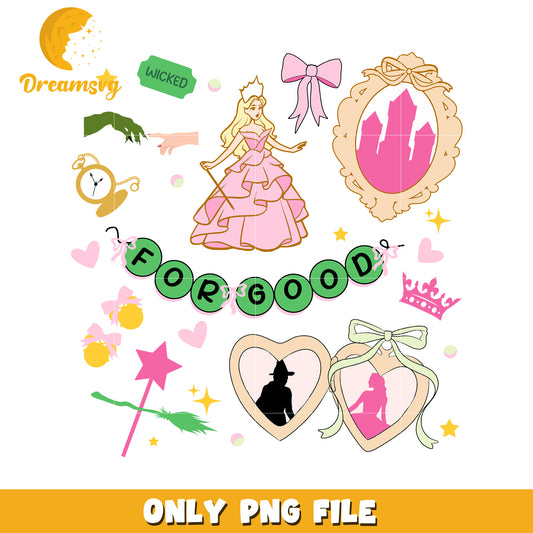 Wicked Bracelet png, movie hype png, wicked friends png