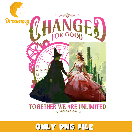 Wicked Changed For Good png, elphaba vibe png, oz fantasy png