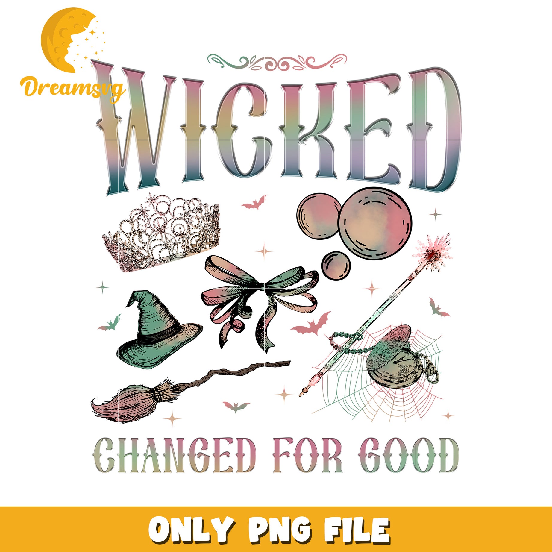 Wicked Changed For Good png, witchcore png, wicked vibes png