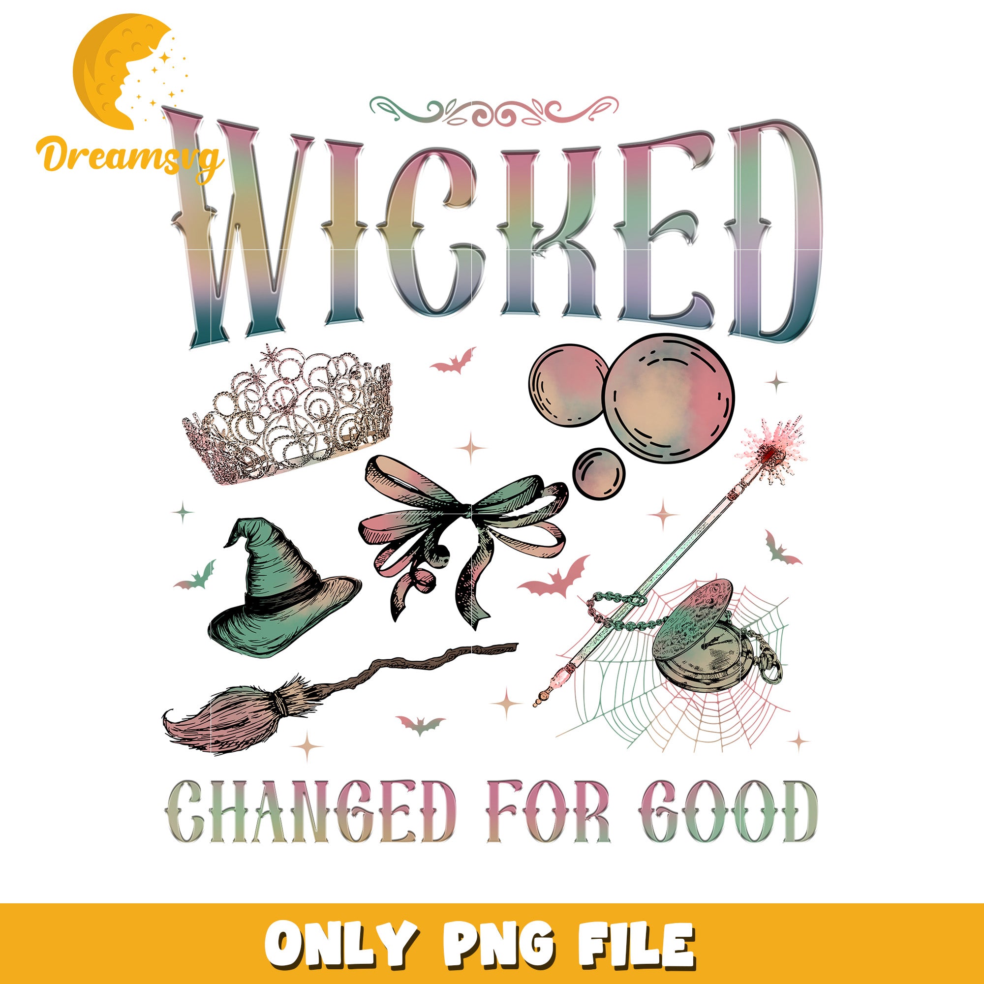 Wicked Changed For Good png, witchcore png, wicked vibes png